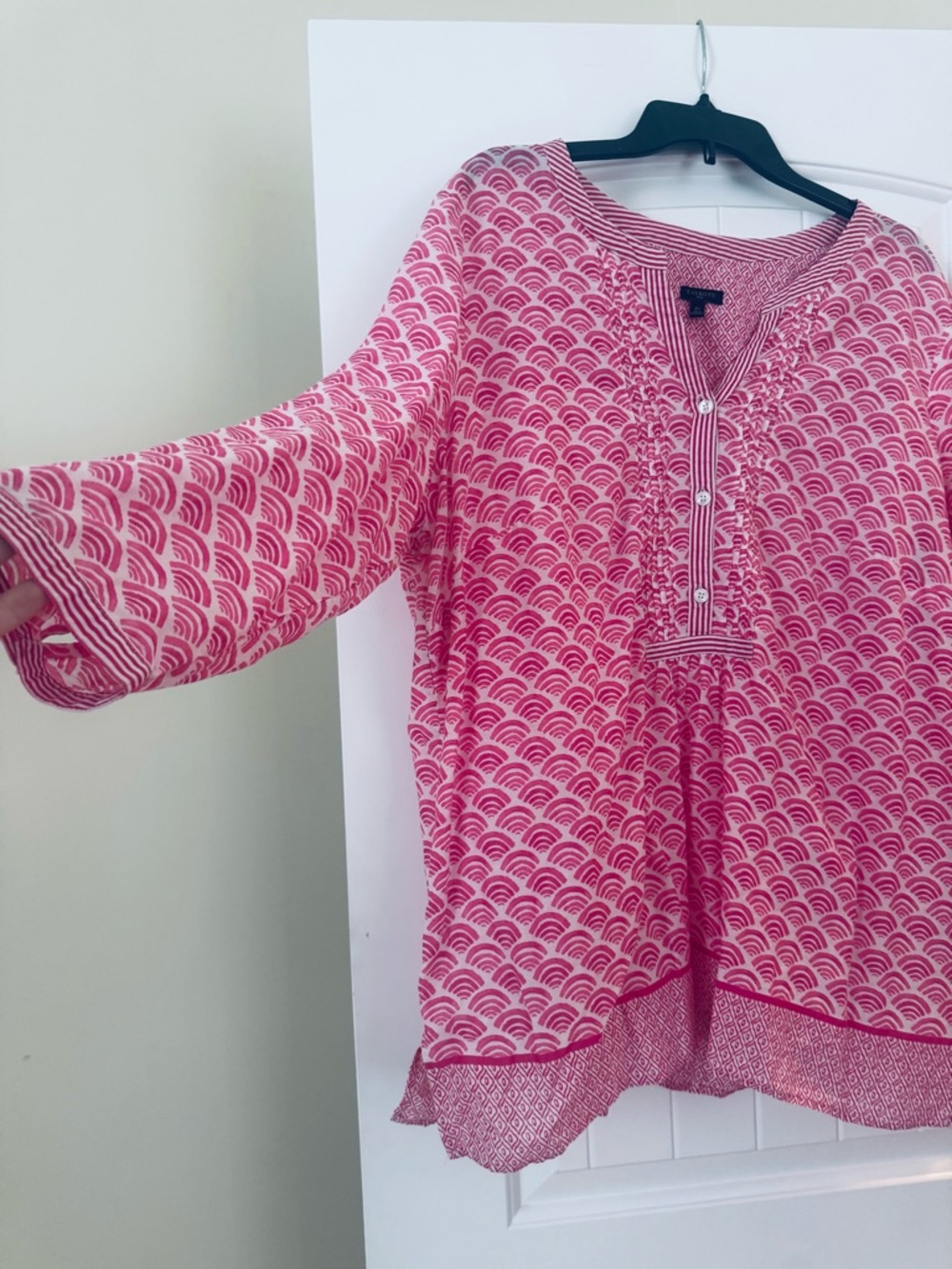 Talbot’s Pink Patterned Women's Tunic Top